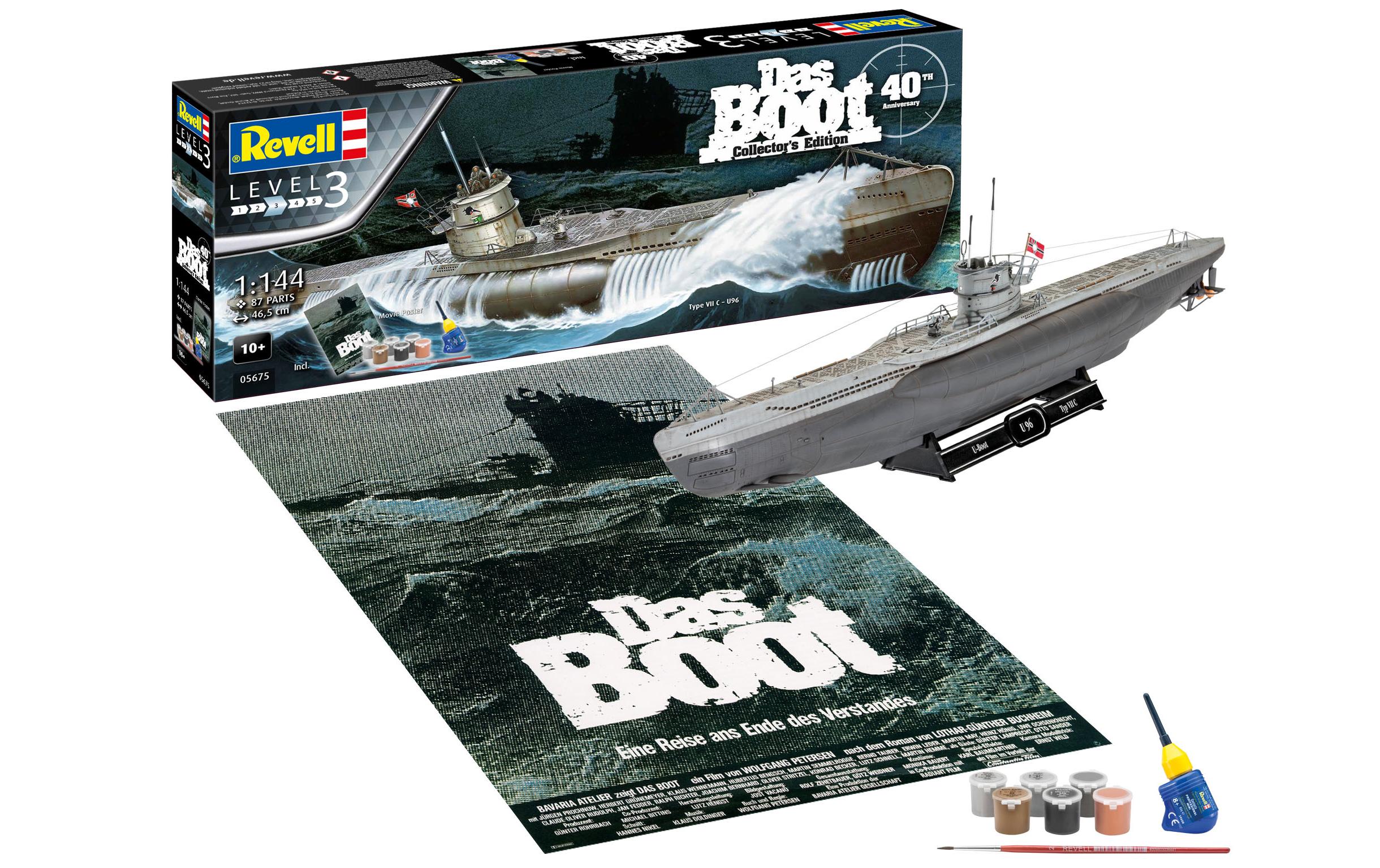 Revell Bausatz U-Boot U96, Das Boot Collector's Edition 1:144