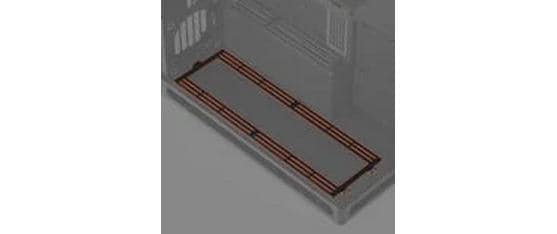 HAVN HS 420 Untere Lüfterhalterung Schwarz