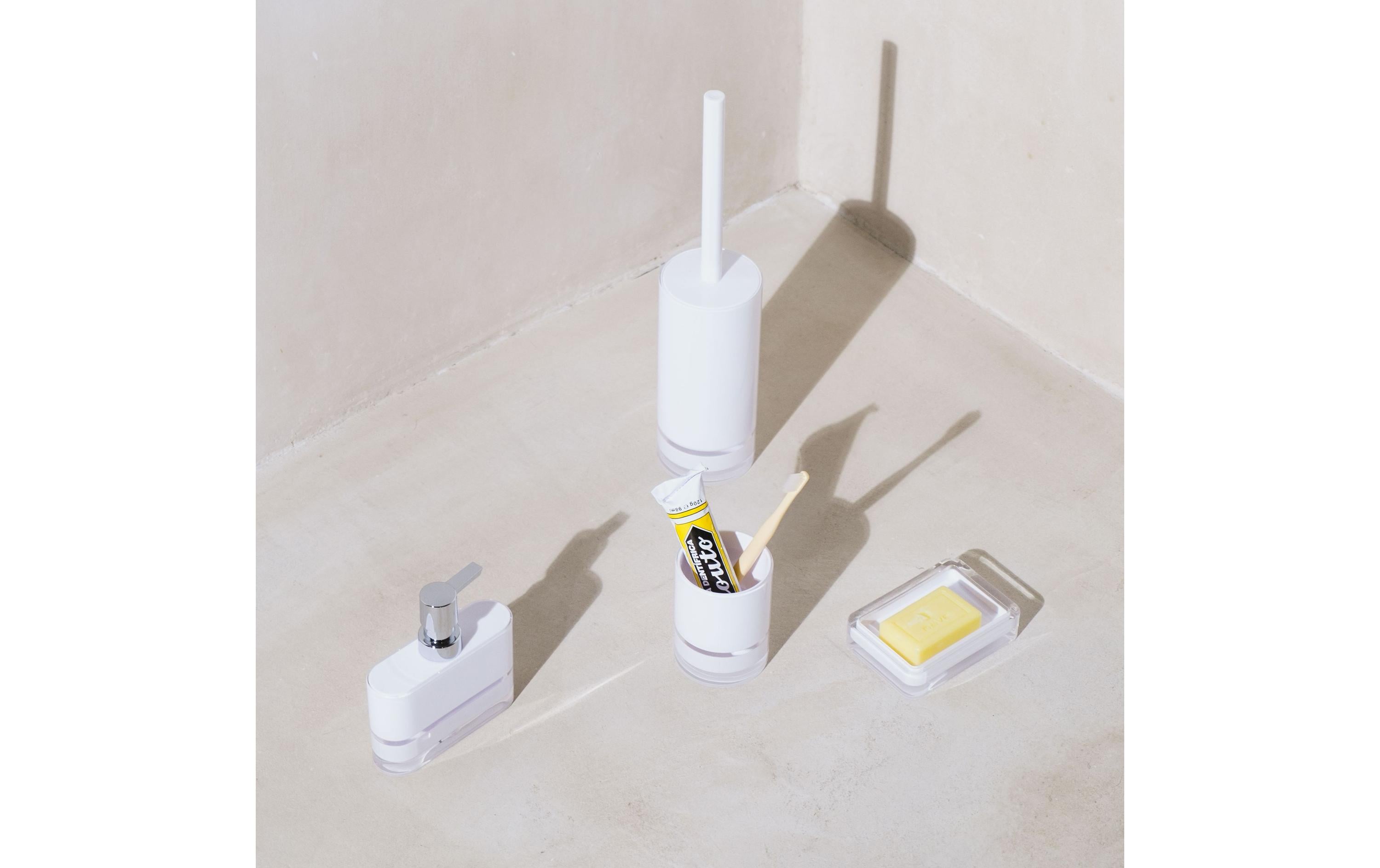 Möve Seifenspender Line 250 ml, Weiss