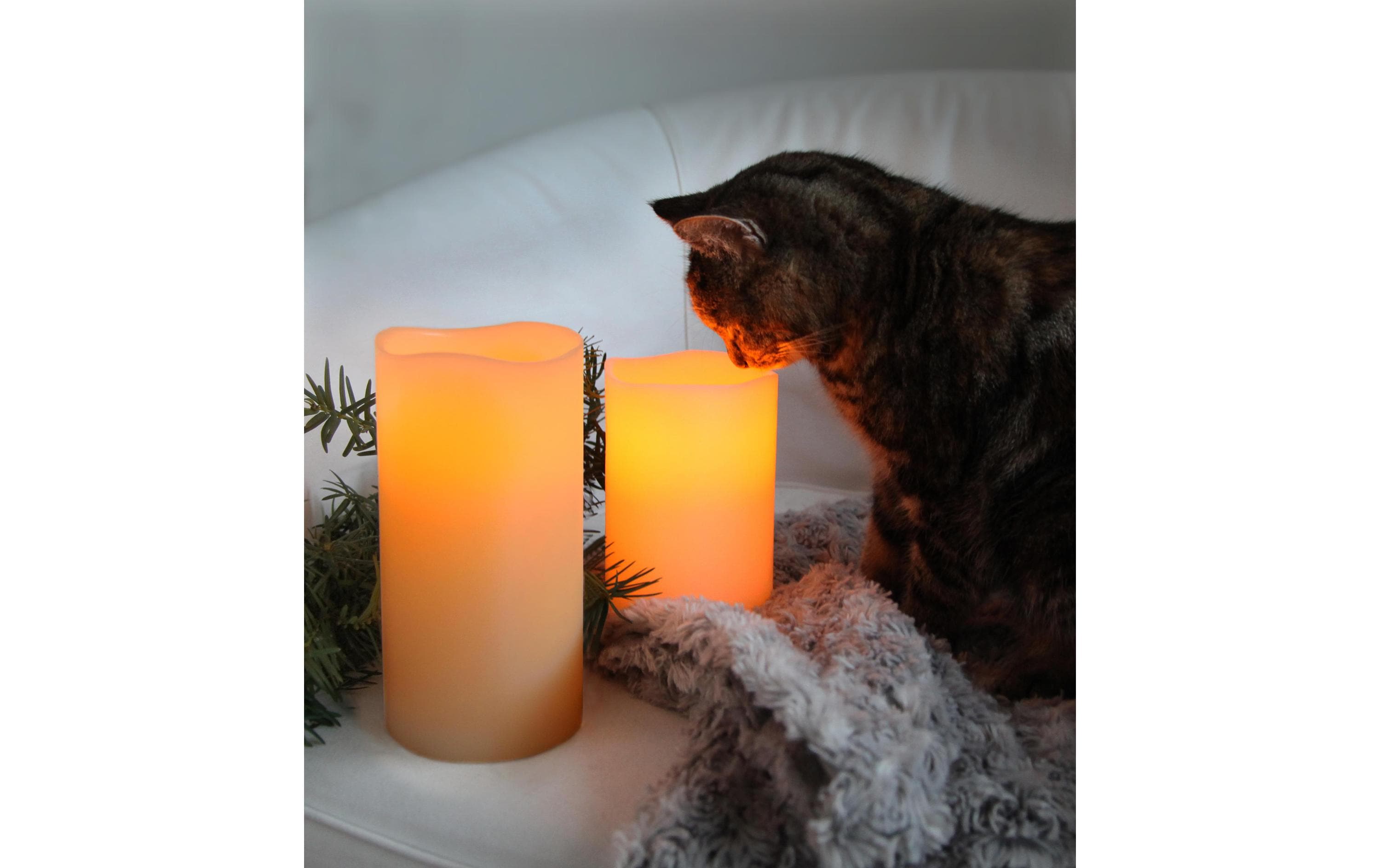 Star Trading LED-Kerze Big Ø 10 x 15 cm, Beige Star Trading LED-Kerze Big Ø 10 x 15 cm, Beige