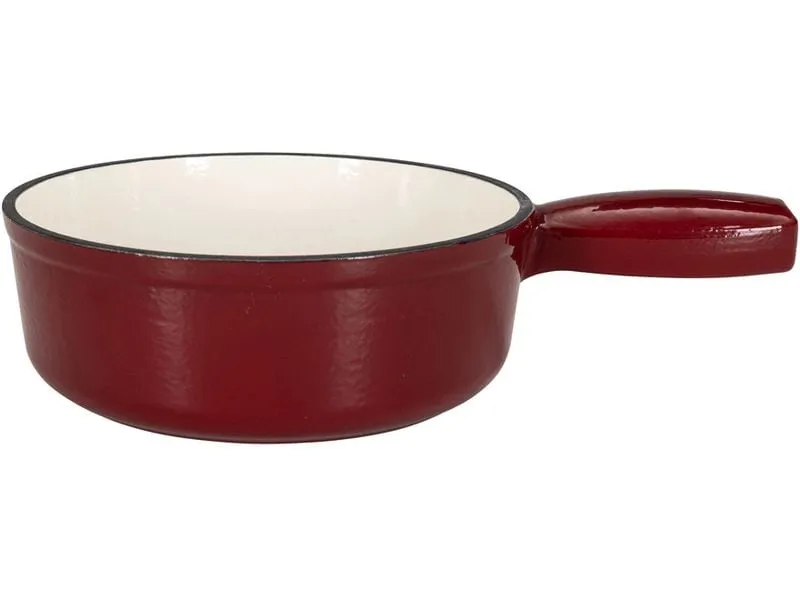 Nouvel Fondue-Caquelon Ø 20 cm, Rot / Weiss