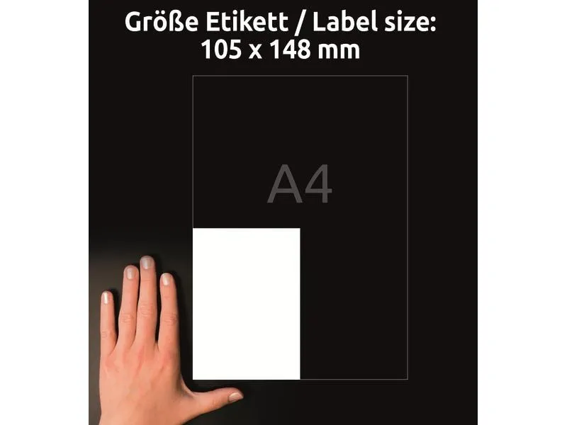 Avery Zweckform Universal-Etiketten 3483 105 x 148 mm, 220 Blatt Avery Zweckform Universal-Etiketten 3483 105 x 148 mm, 220 Blatt