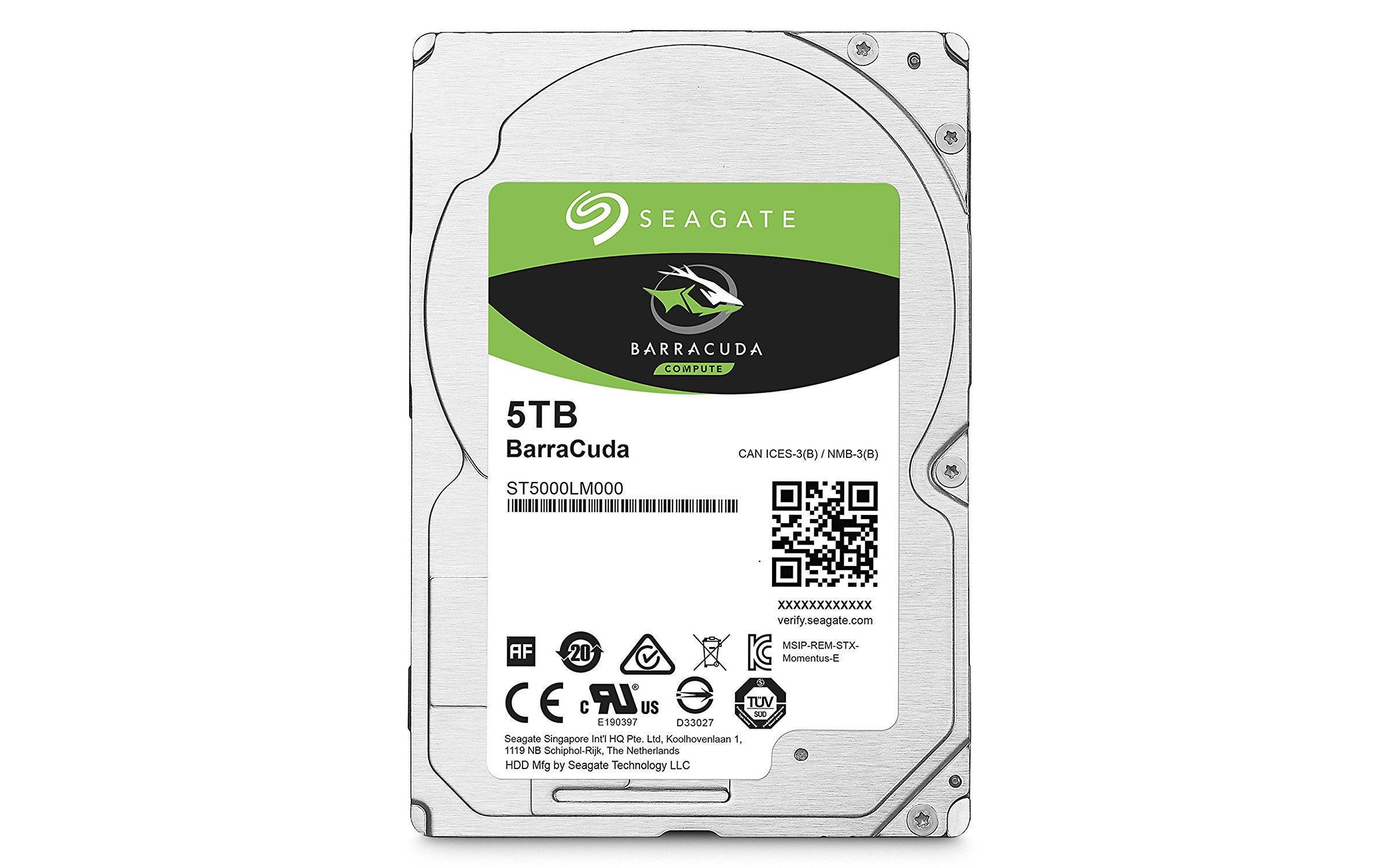 Seagate Harddisk BarraCuda 2.5 SATA 5 TB