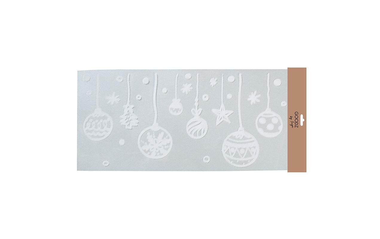 INGES CHRISTMAS DECOR Fensterfolie Weihnachtskugeln 49 cm
