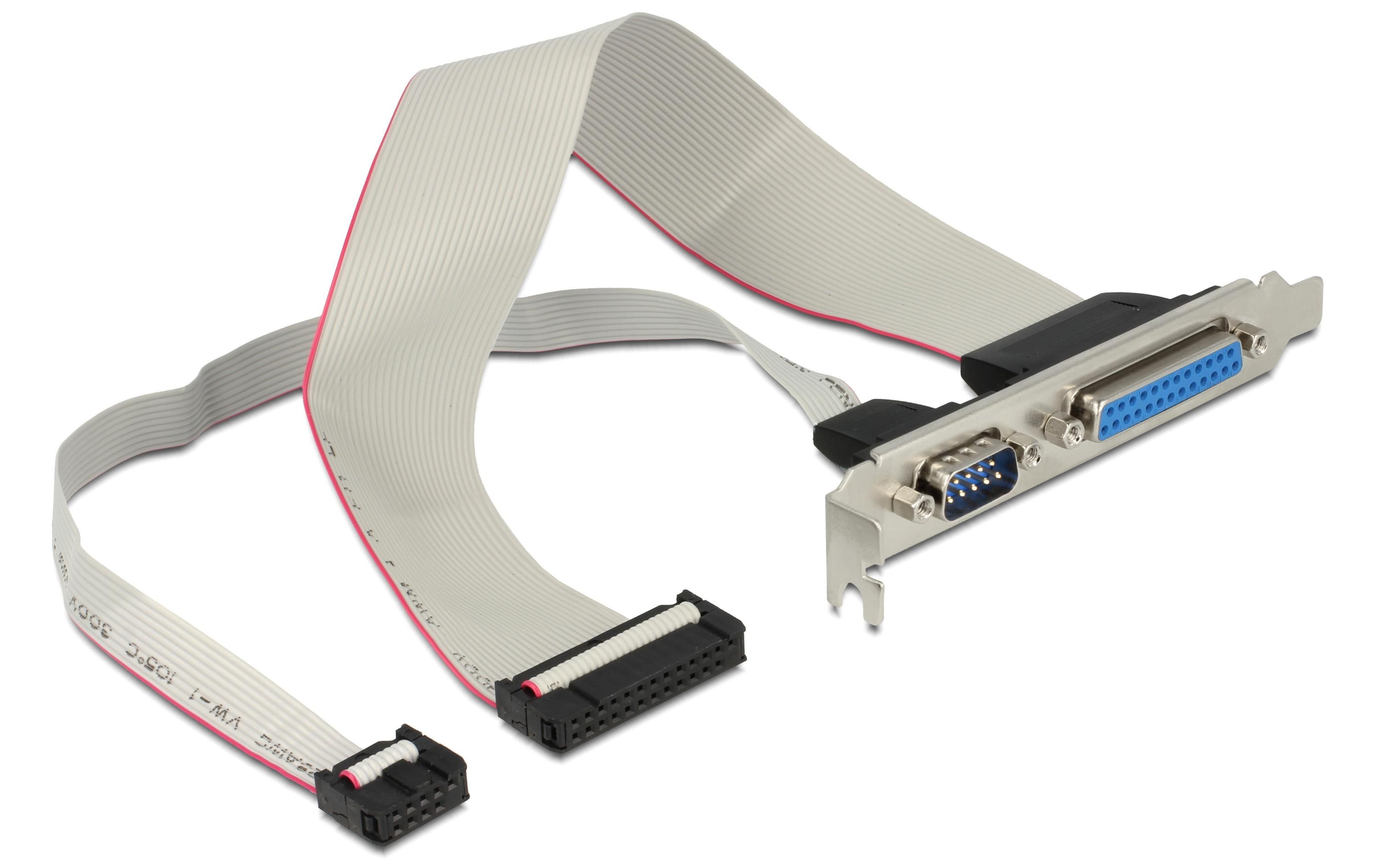 Delock Bracket RS-232 DB9/Parallel DB25 Delock Bracket RS-232 DB9/Parallel DB25