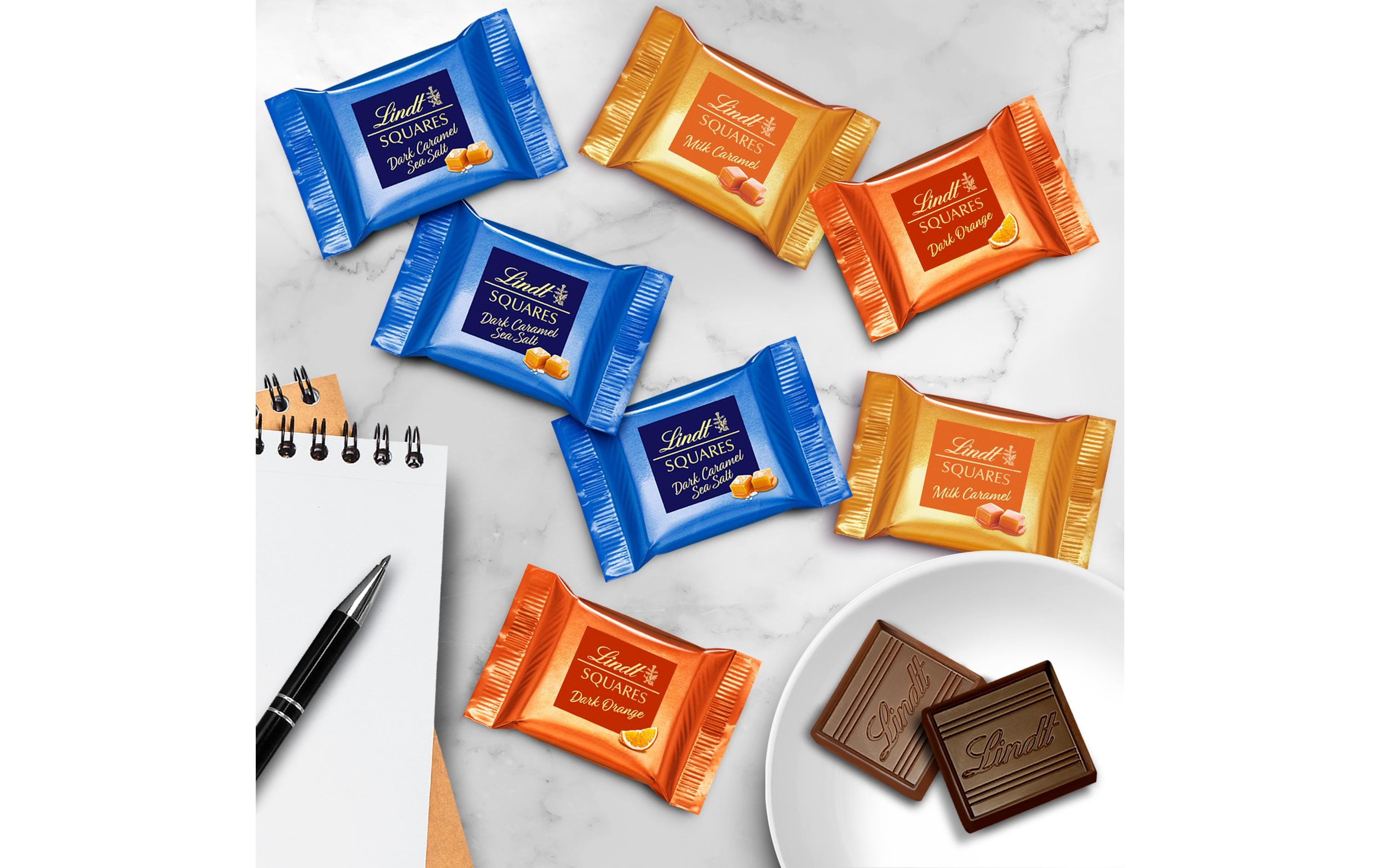 Lindt Schokoladen-Pralinen Squares assortiert 250 g