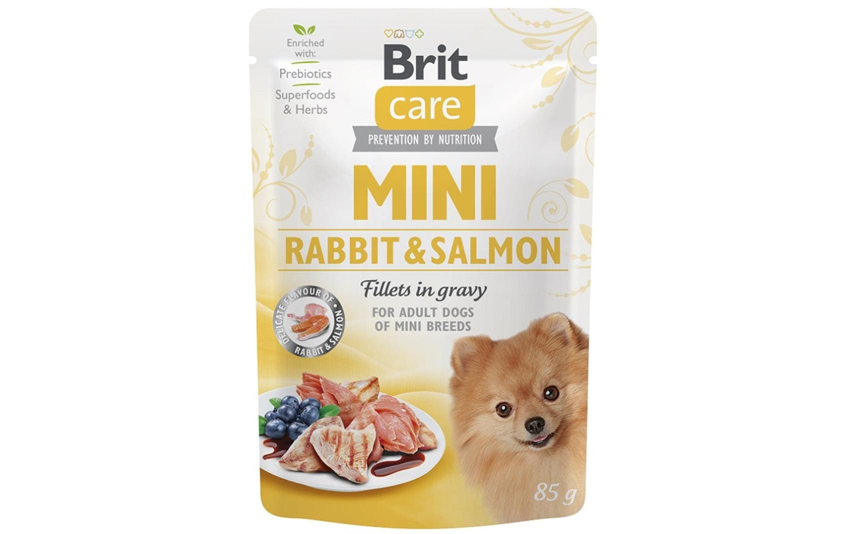 Brit Nassfutter Care Mini Kaninchen und Lachs 24 x 85 g