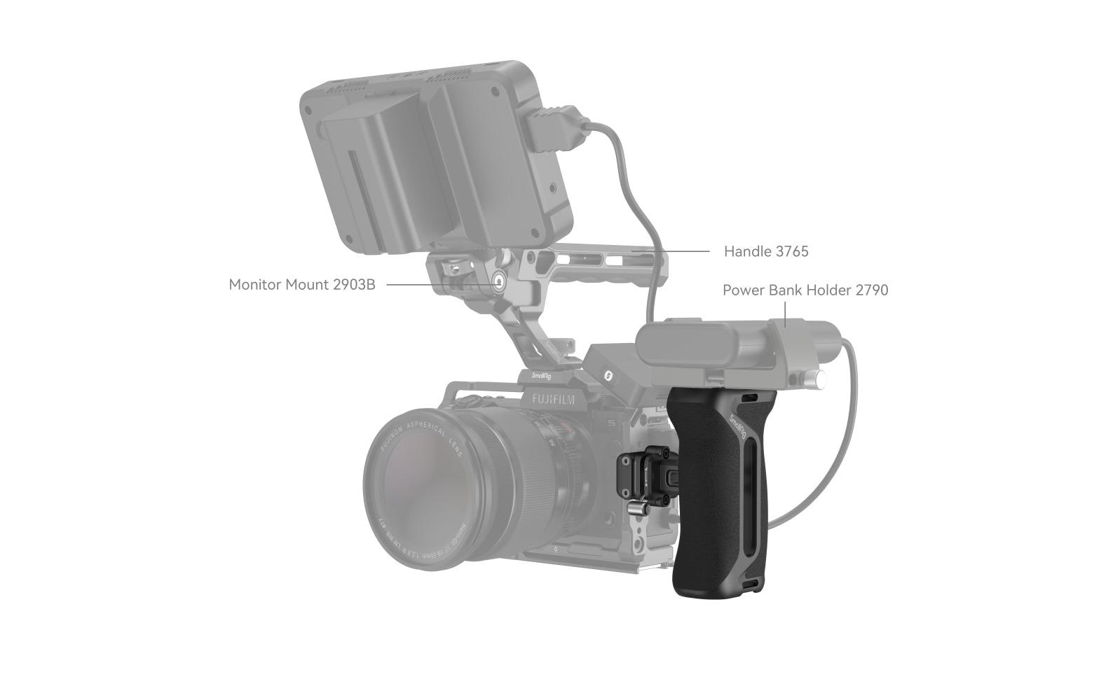 Smallrig Haltegriff Snap-on Quick Lock NATO