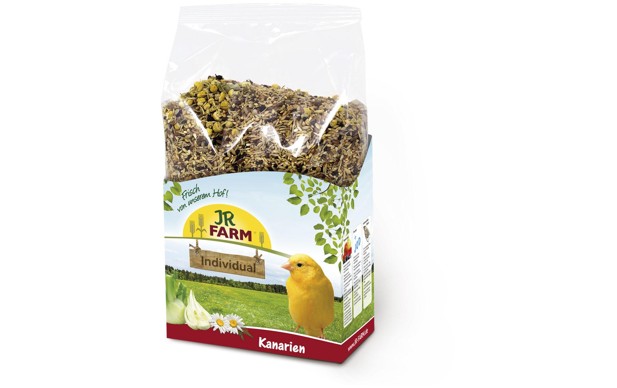JR Farm Ziervogelfutter Individual Kanarien, 1 kg JR Farm Ziervogelfutter Individual Kanarien, 1 kg