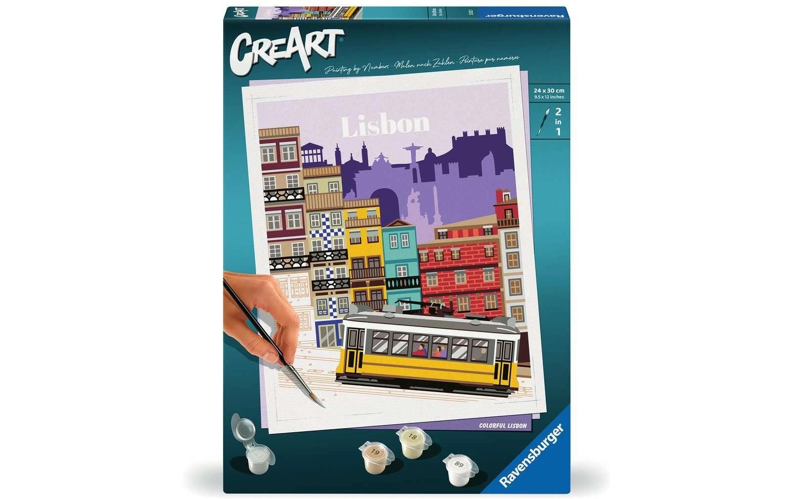 Ravensburger Malen nach Zahlen CreArt Colorful Lissabon