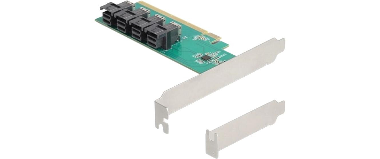Delock PCI Express x16 zu 4 x intern SFF-8643 NVMe Delock PCI Express x16 zu 4 x intern SFF-8643 NVMe