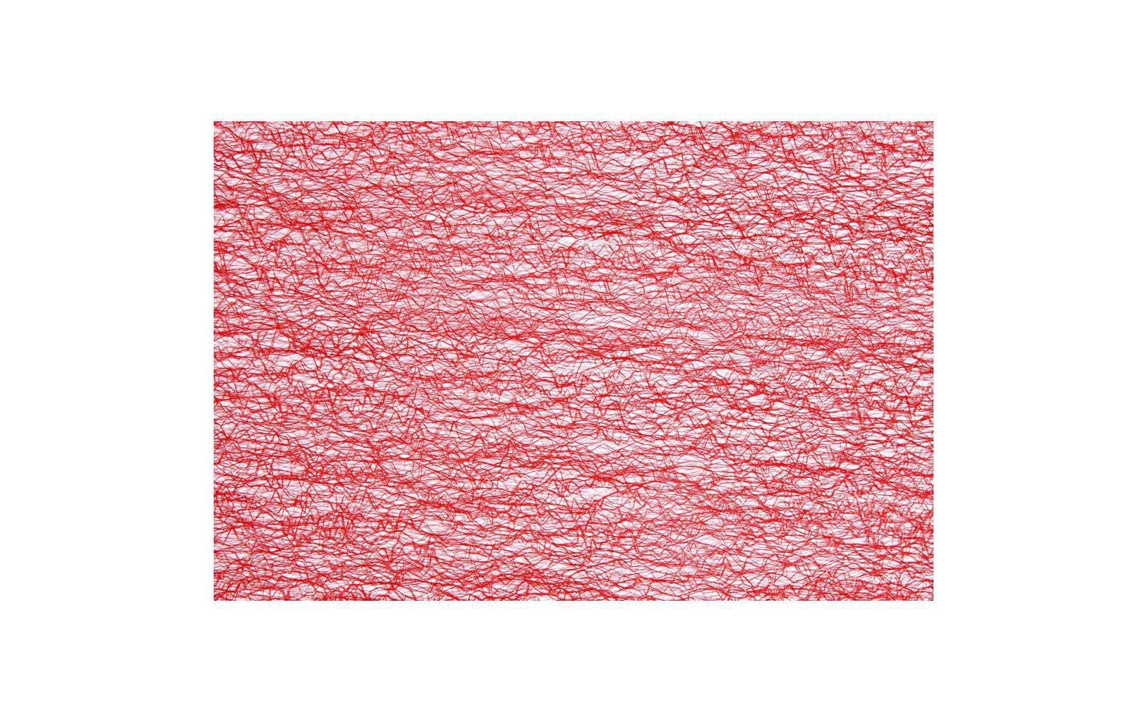 Creativ Company Tischläufer 30 cm x 10 m, Rot