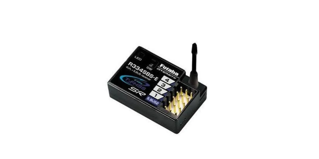 Futaba Empfänger R334SBS-E 4-Kanal, 2.4 GHz, T-FHSS Futaba Empfänger R334SBS-E 4-Kanal, 2.4 GHz, T-FHSS