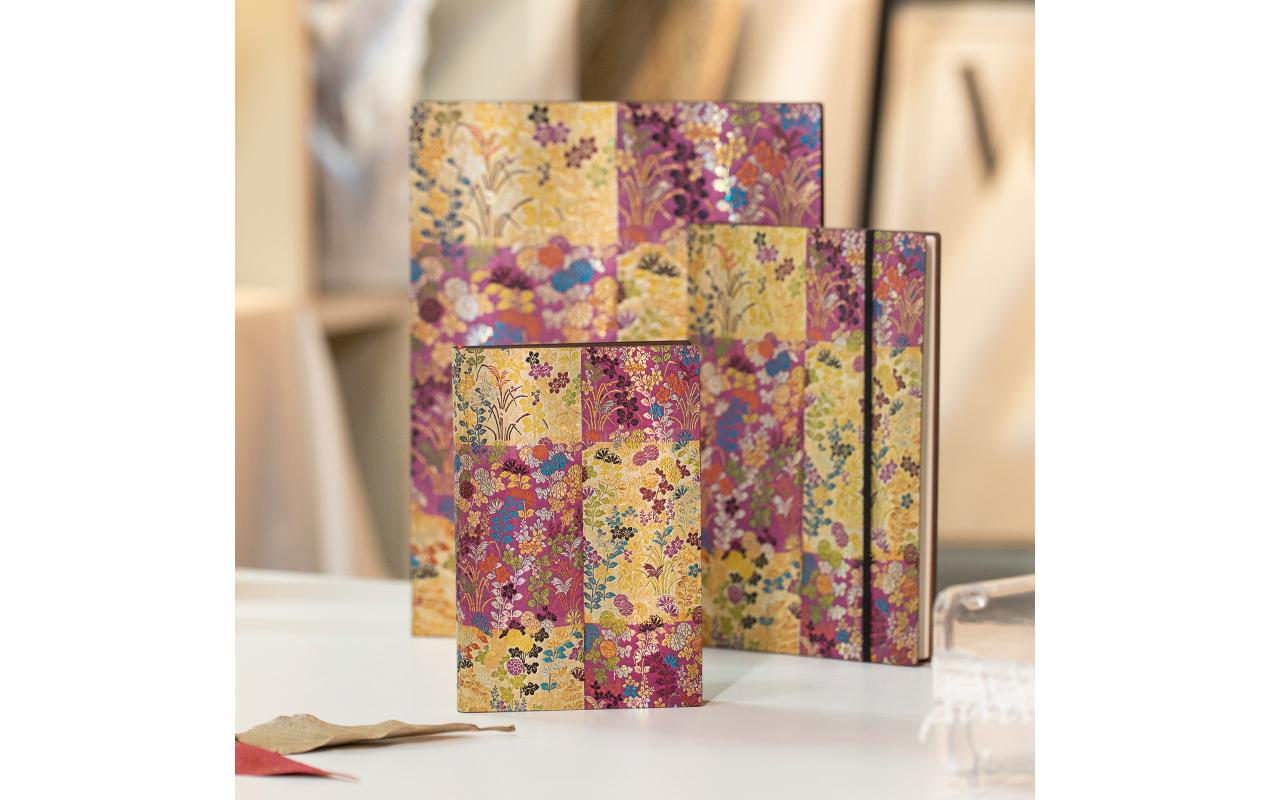 Paperblanks Notizbuch Kara-ori 17.5 x 22 cm, Liniert, Pink