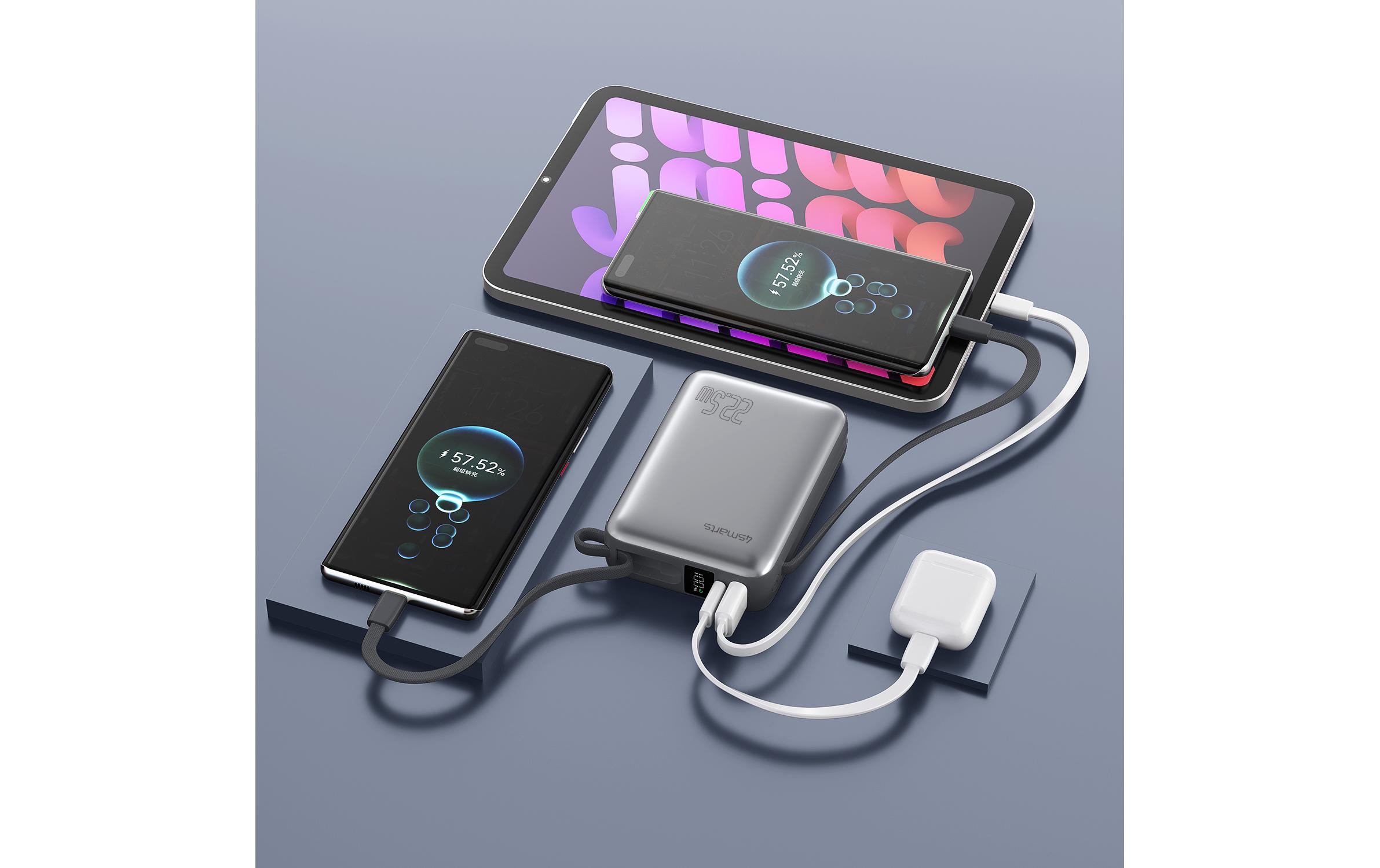 4smarts Pocket Dual Cord 20000 mAh