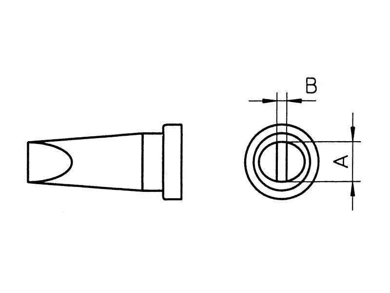 Weller Lötspitze LT C Meisselform 3.2 mm Weller Lötspitze LT C Meisselform 3.2 mm