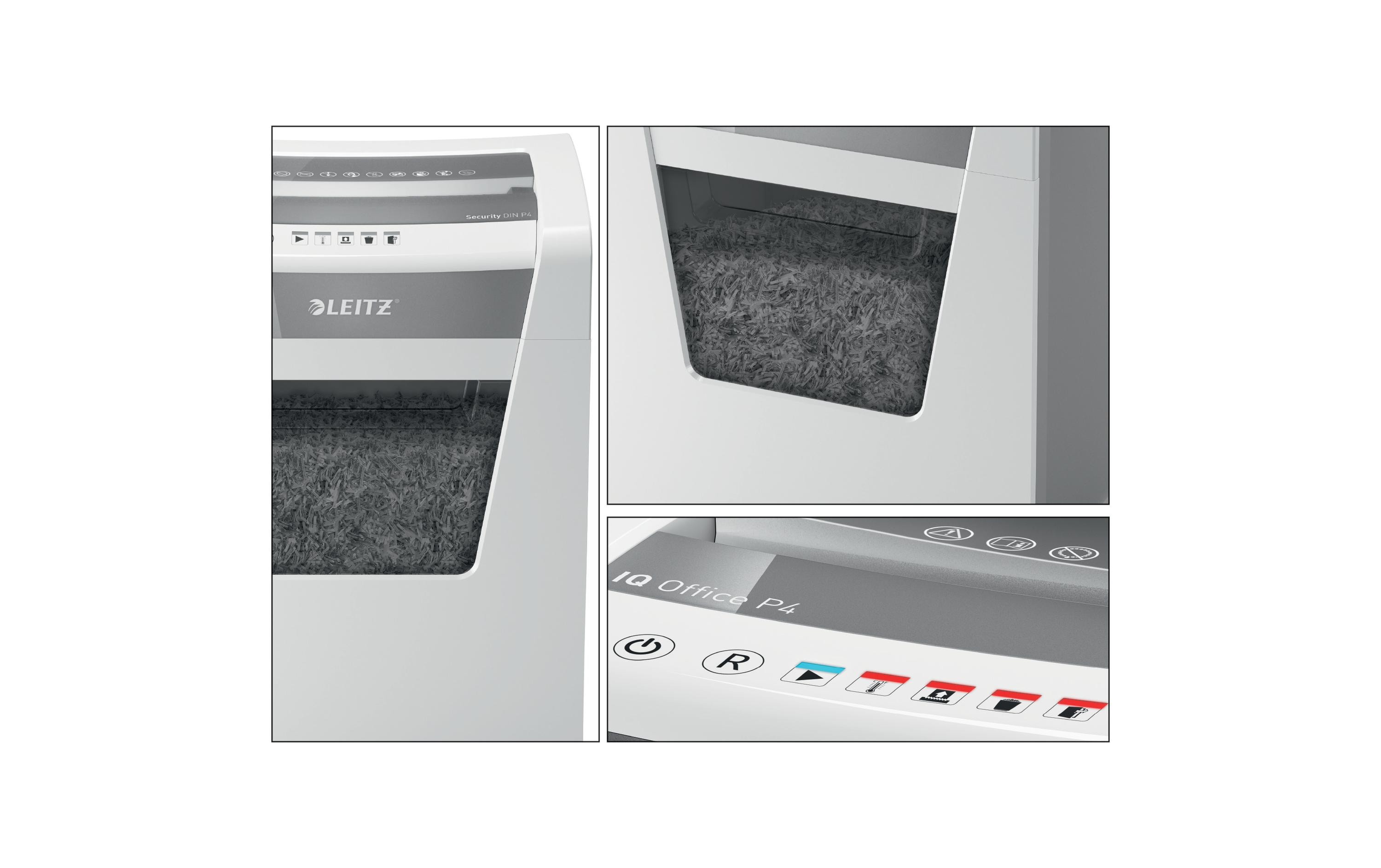 Leitz Bürogeräte Aktenvernichter IQ Office, P-4, bis zu 15 Blatt Leitz Bürogeräte Aktenvernichter IQ Office, P-4, bis zu 15 Blatt