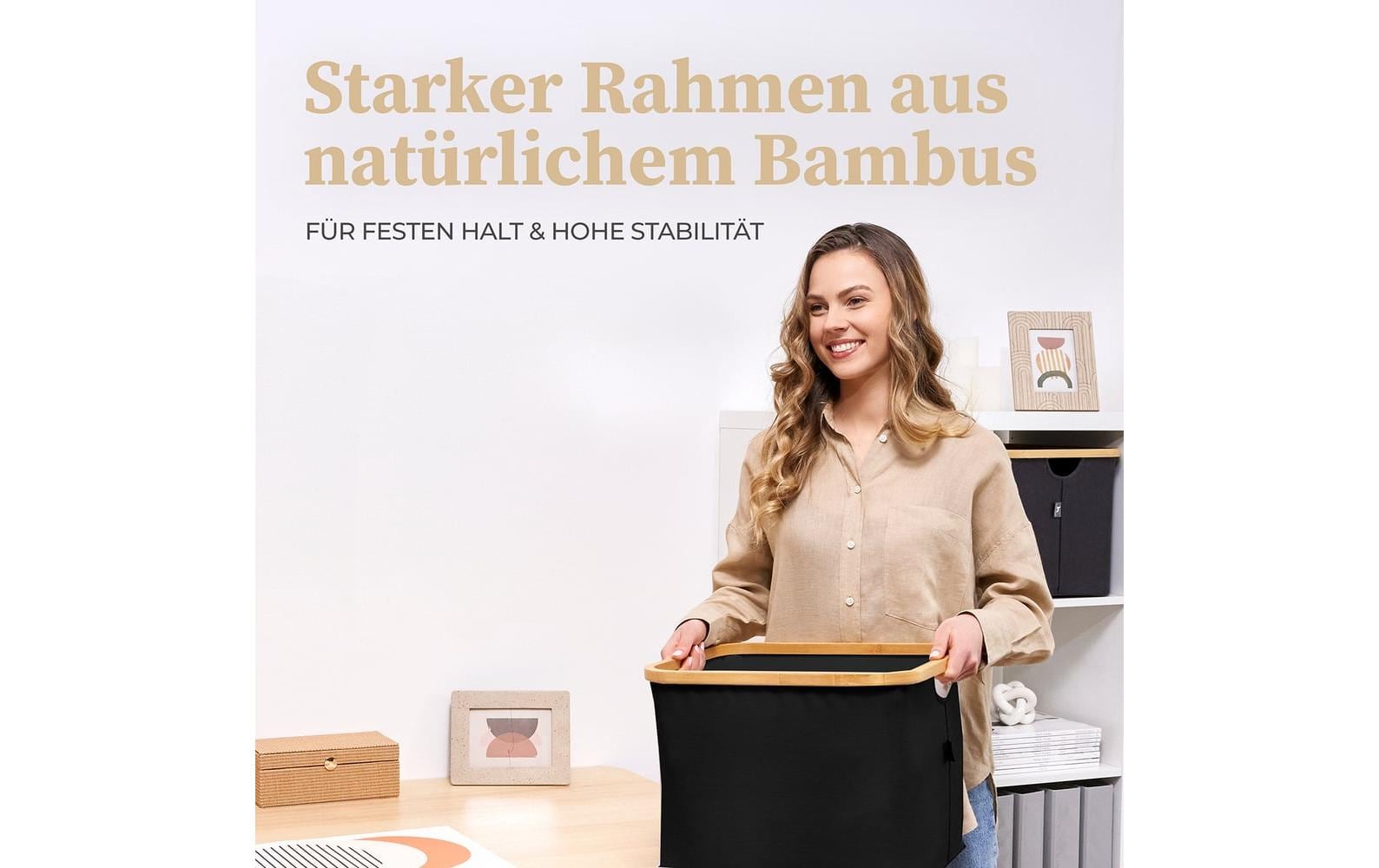 Hennez Aufbewahrungskorb Adrian Schwarz, 40 l