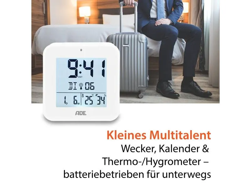 ADE Funkwecker mit Nachtlichtsensor ADE Funkwecker mit Nachtlichtsensor
