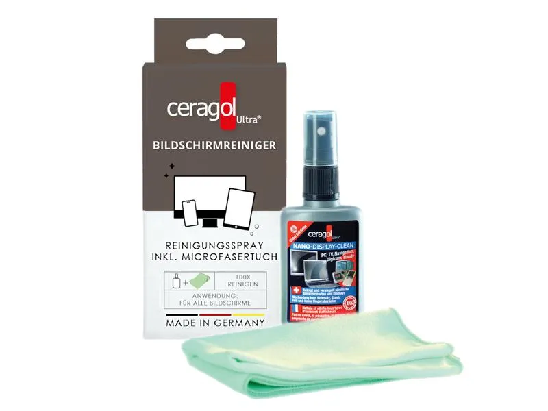 Ceragol Bildschirmreiniger 50 ml & Tuch Ceragol Bildschirmreiniger 50 ml & Tuch