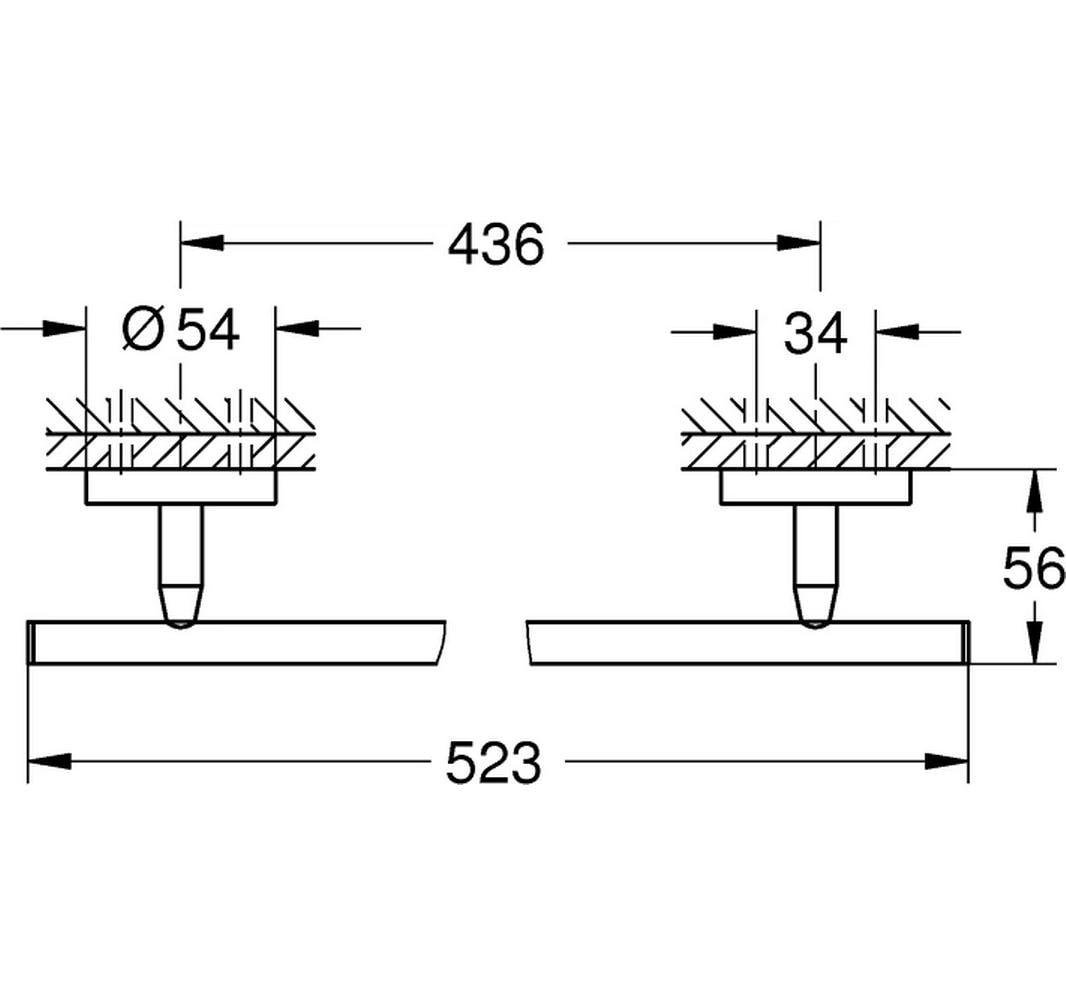 GROHE Handtuchhalter Start Cosmopolitan Chrom