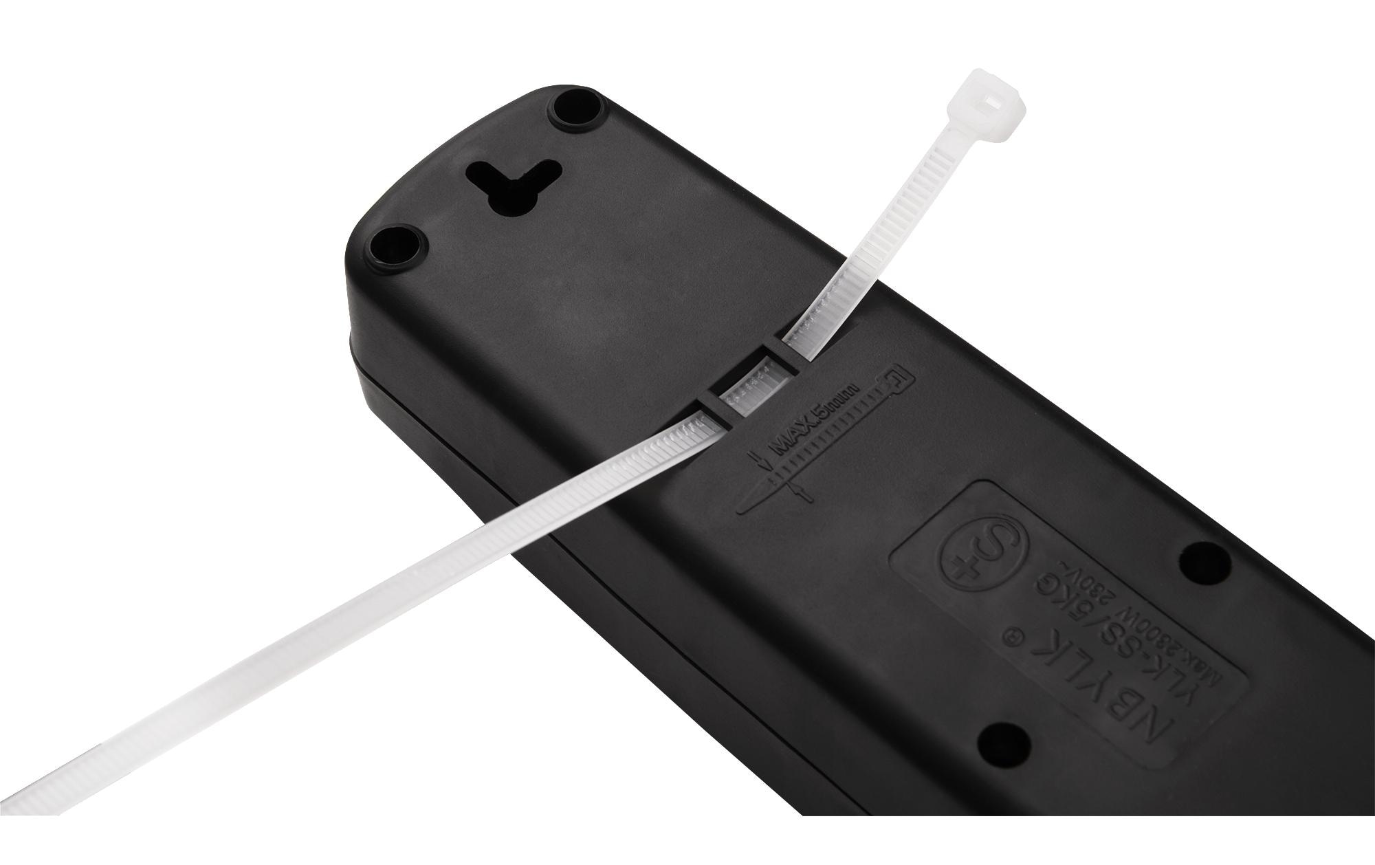 FURBER.power Steckdosenleiste mit Überlastschutz 5x T13, 5 Stück