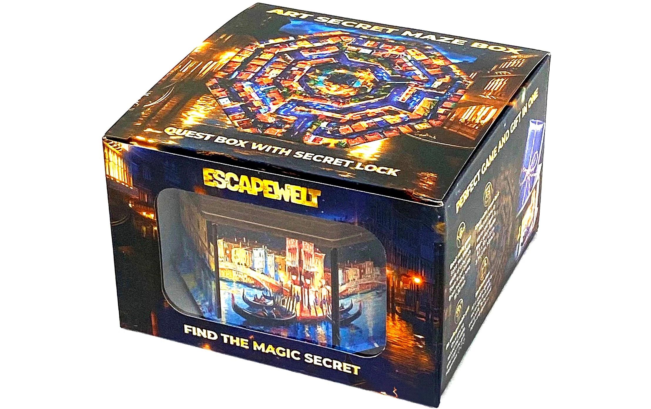 Escape Welt Rätselspiel Art Secret Box «Maze»
