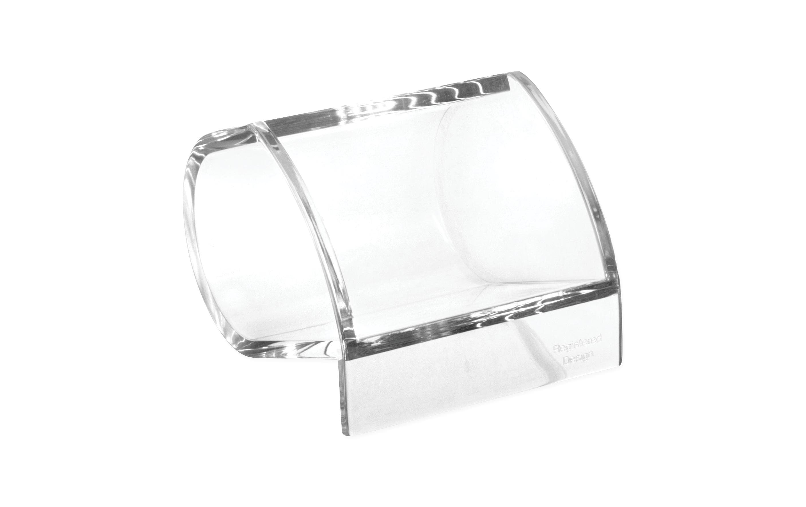 Maul Büroklammerspender aus Acryl, Transparent