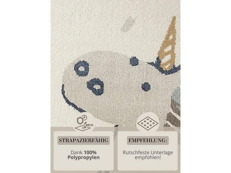 Hanse Home Dekoteppich Einhorn 160 x 235 cm