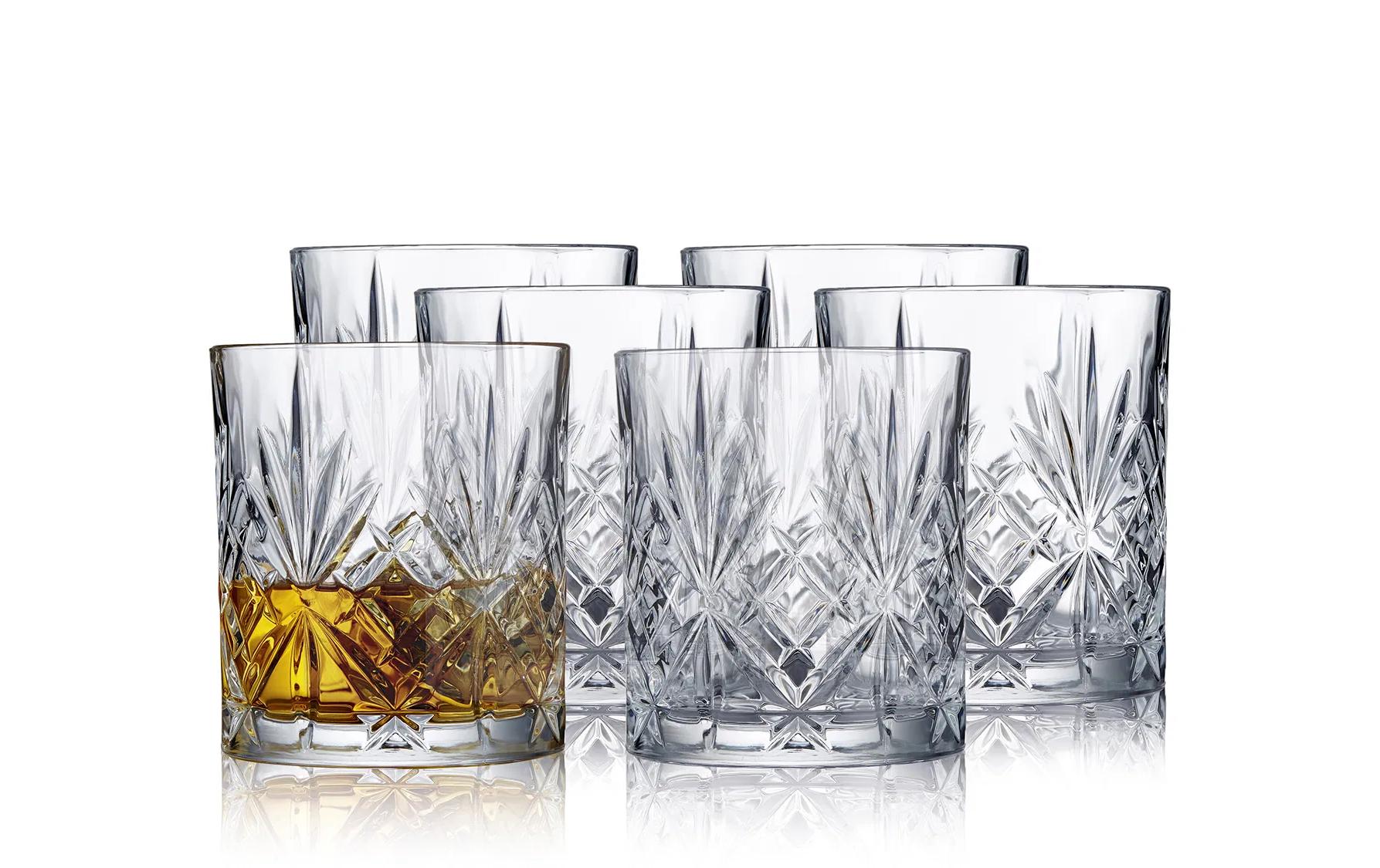 Lyngby Whiskyglas Melodia 310 ml, 6 Stück, Transparent