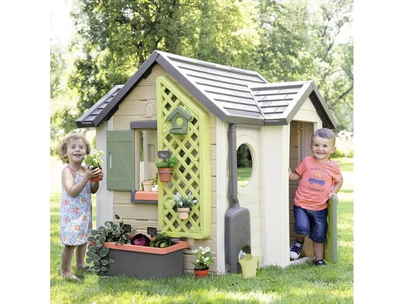Smoby Spielhaus Life Garten Smoby Spielhaus Life Garten