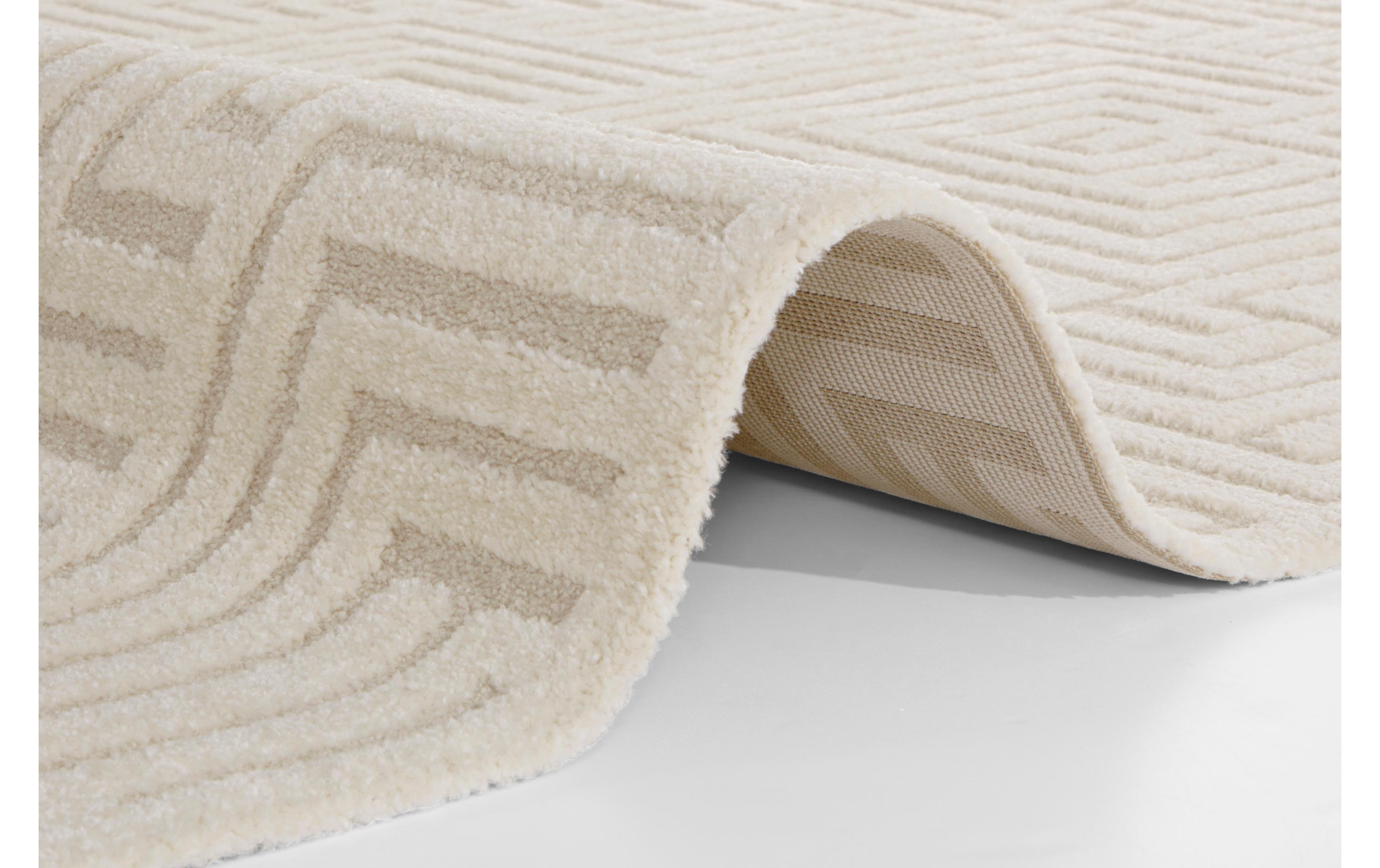 Elle Decoration Teppich Manipu 160 cm x 230 cm, Cream