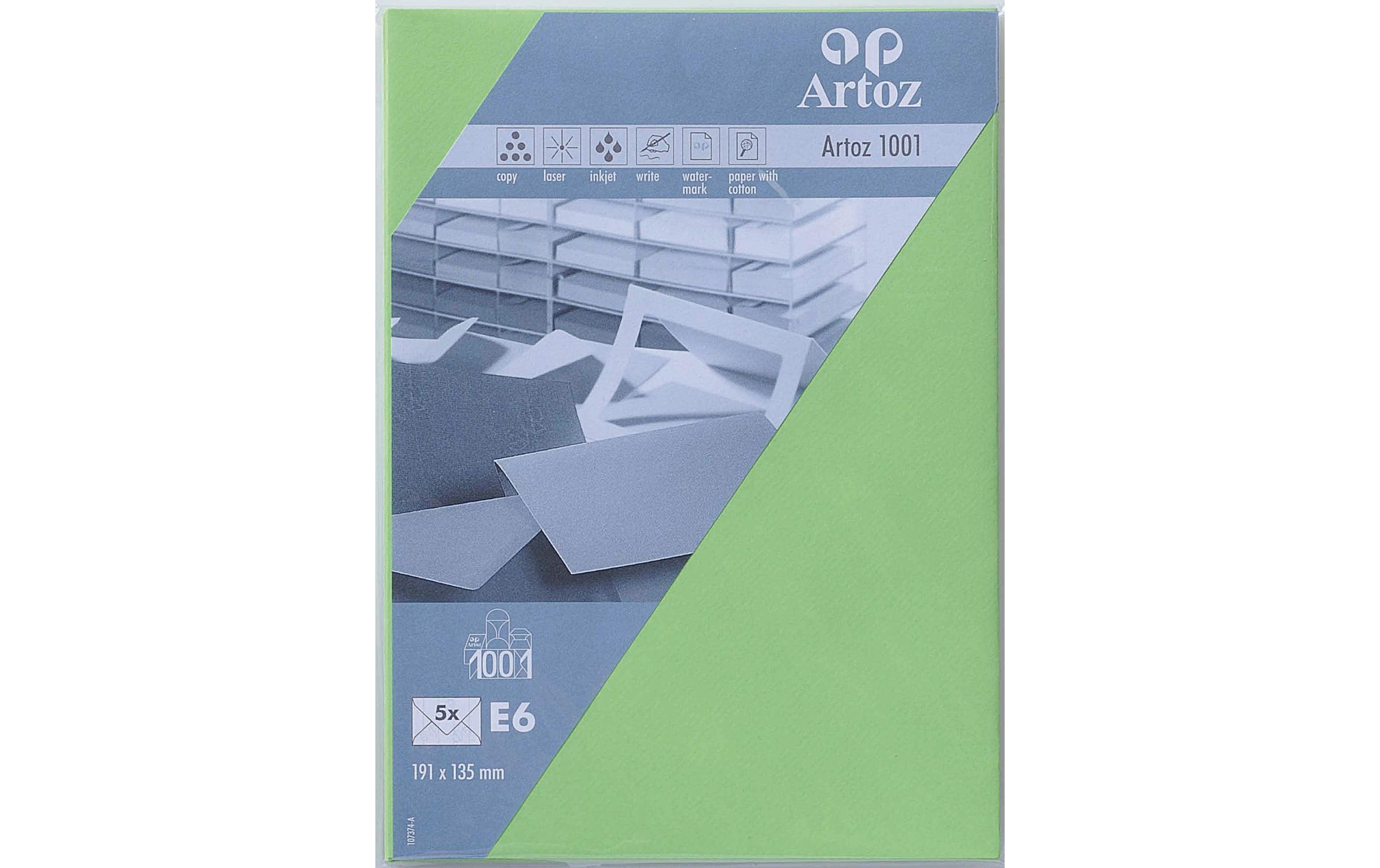 Artoz Couvert 1001, E6, 5 Stück, Birkengrün