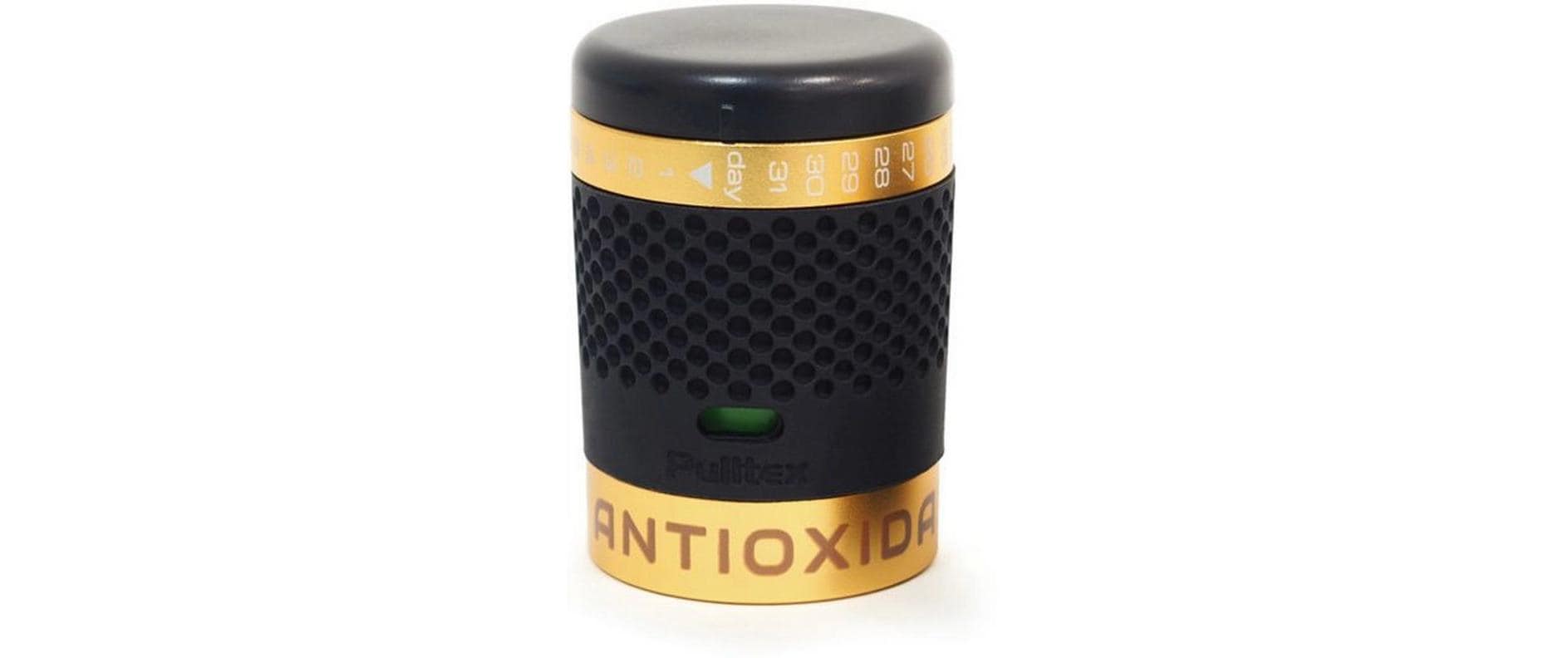 Pulltex Sekt- und Champagnerverschluss AntiOx Gold/Schwarz