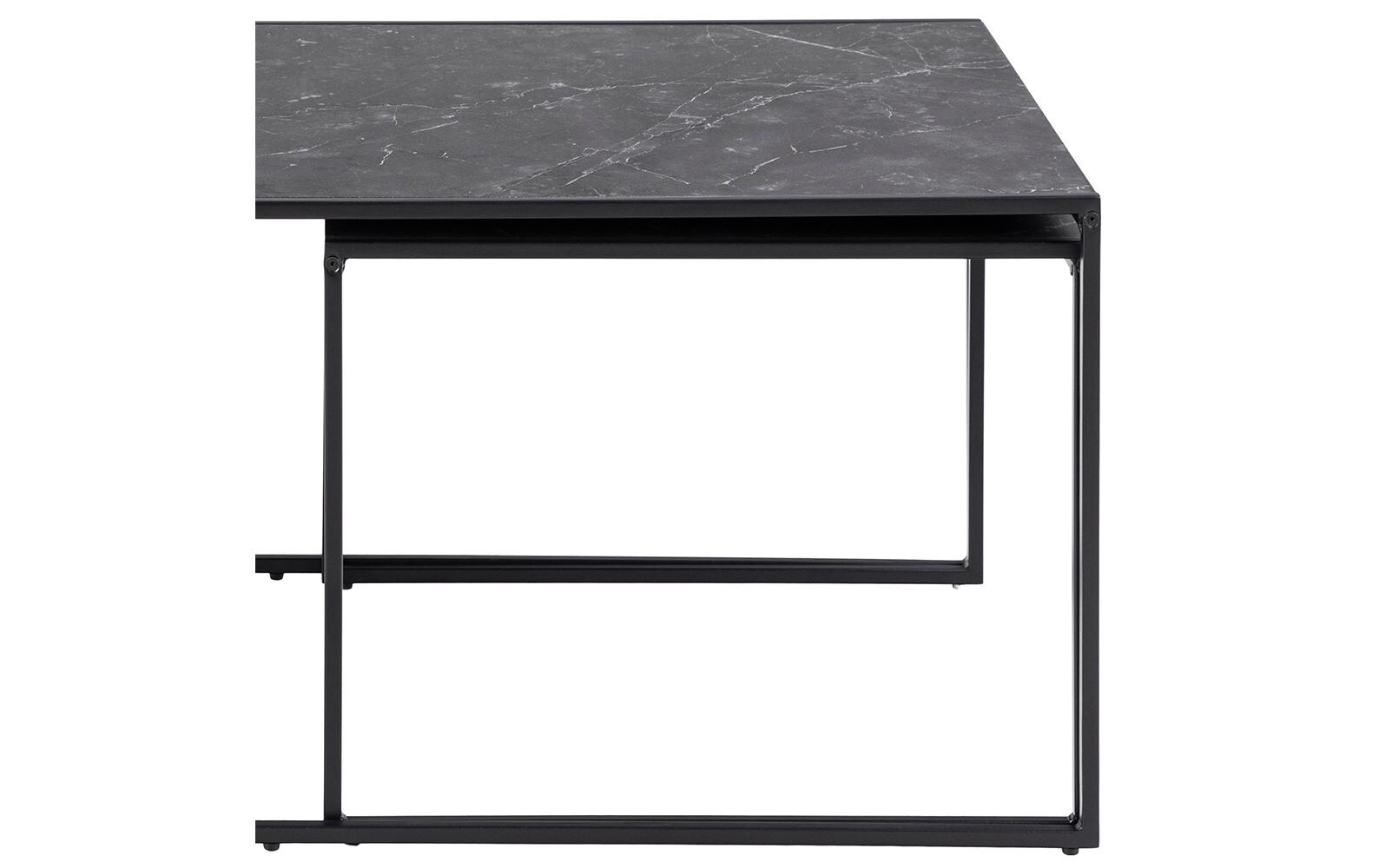 AC Design Couchtisch Infinity 120 cm x 48 cm, Schwarz