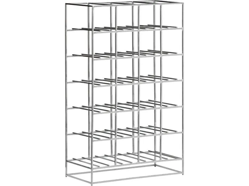 House Doctor Weinregal HD24, 20 x 41 x 67 cm, Silber