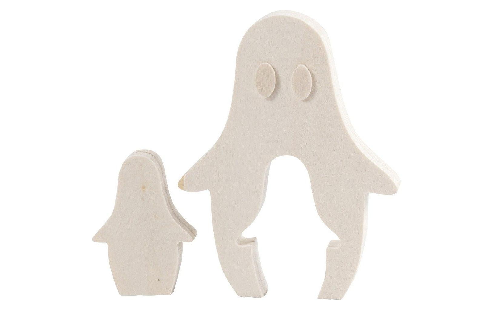 Creativ Company Holzfigur 6 + 11.5 cm Geist, 2 Stück