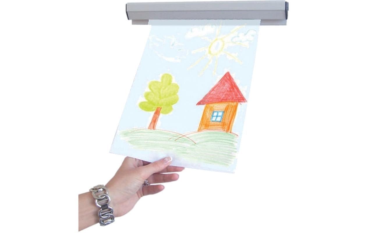 Franken Wandklemmschiene 100 x 4 cm, 1 Stück, Grau