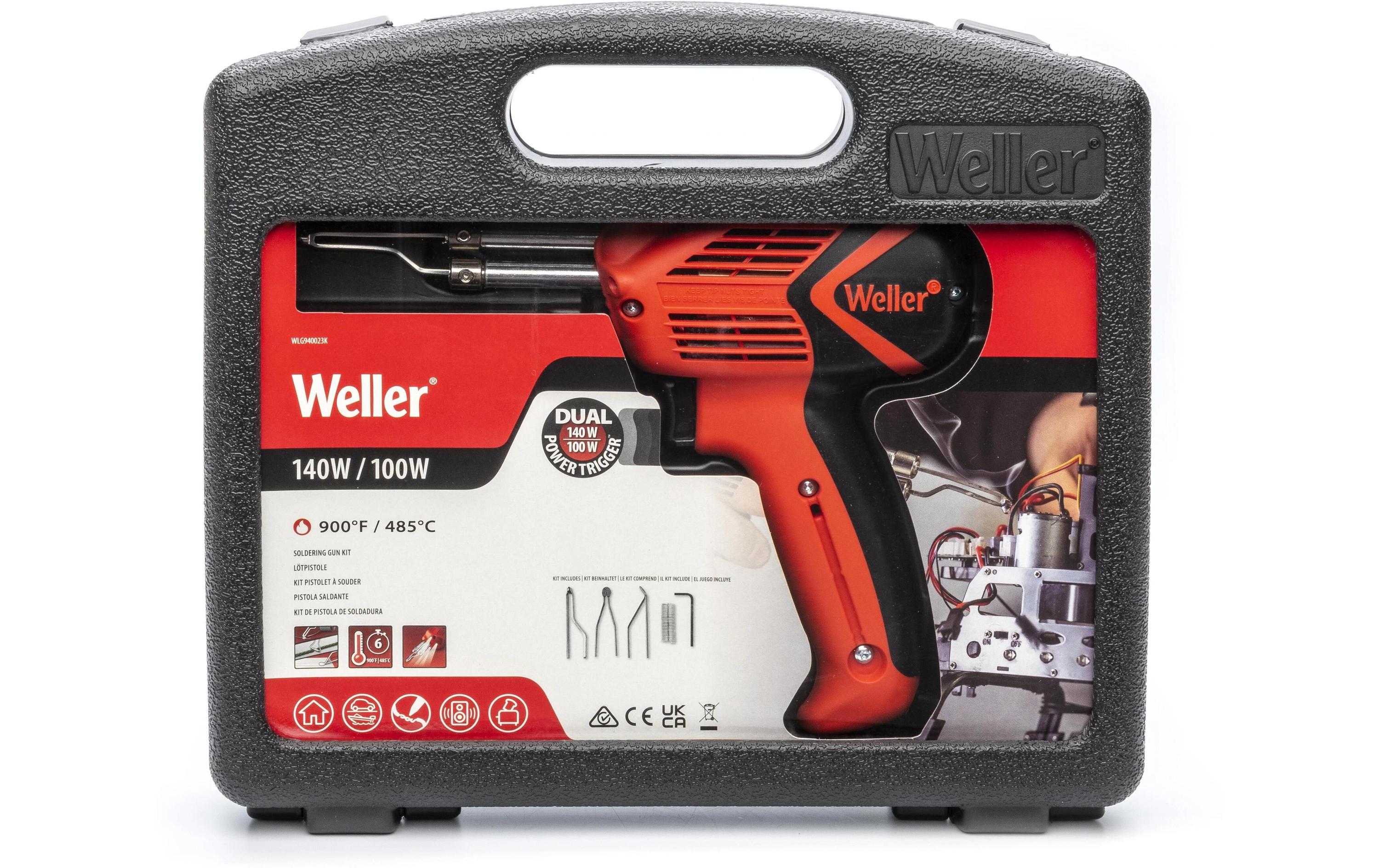 Weller Lötpistole 230 V, 140 W, Meisselform, 480 °C (max)