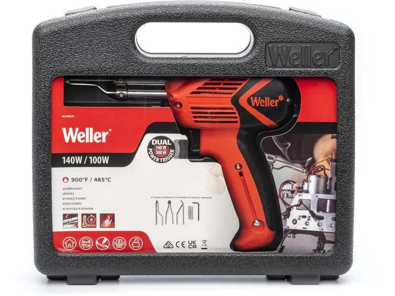 Weller Lötpistole 230 V, 140 W, Meisselform, 480 °C (max) Weller Lötpistole 230 V, 140 W, Meisselform, 480 °C (max)