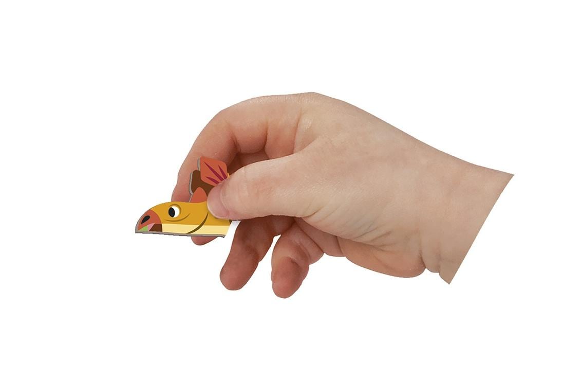 Janod Beschäftigungsspielzeug Magnetbuch Dinosaurier