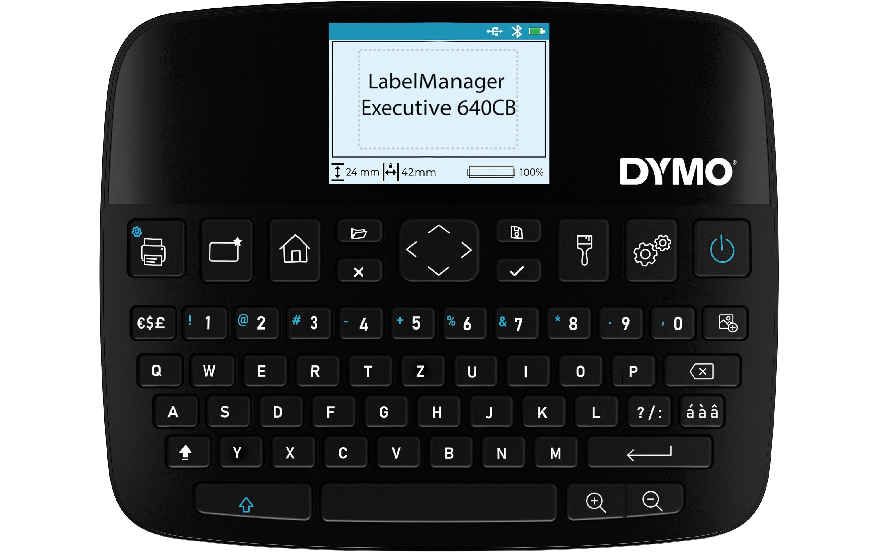 DYMO Beschriftungsgerät LabelManager 640 CB, QWZ-Tast. Koffer-Set