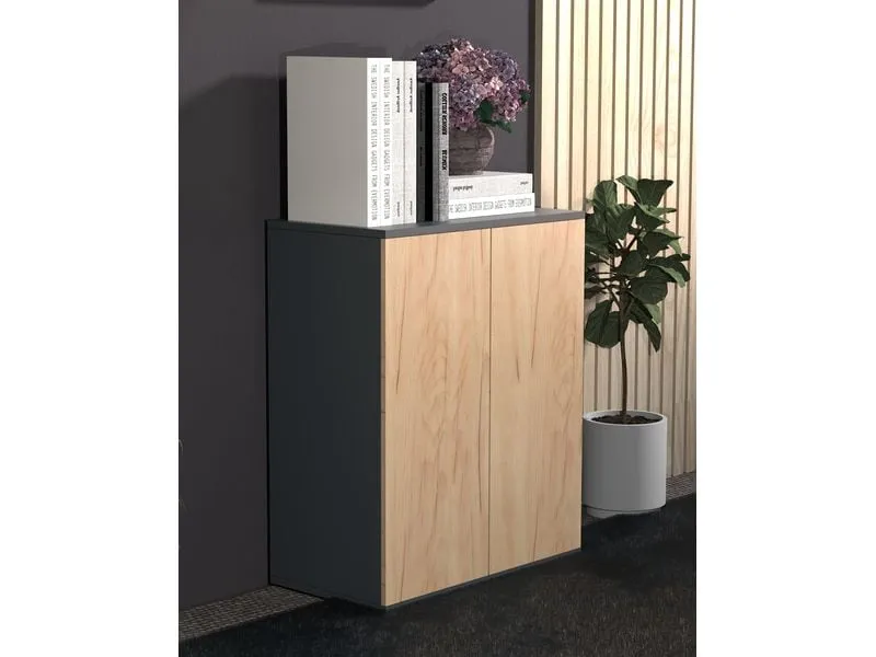 VCM Kommode Dalosa 60 x 73 cm, Braun/Grau VCM Kommode Dalosa 60 x 73 cm, Braun/Grau