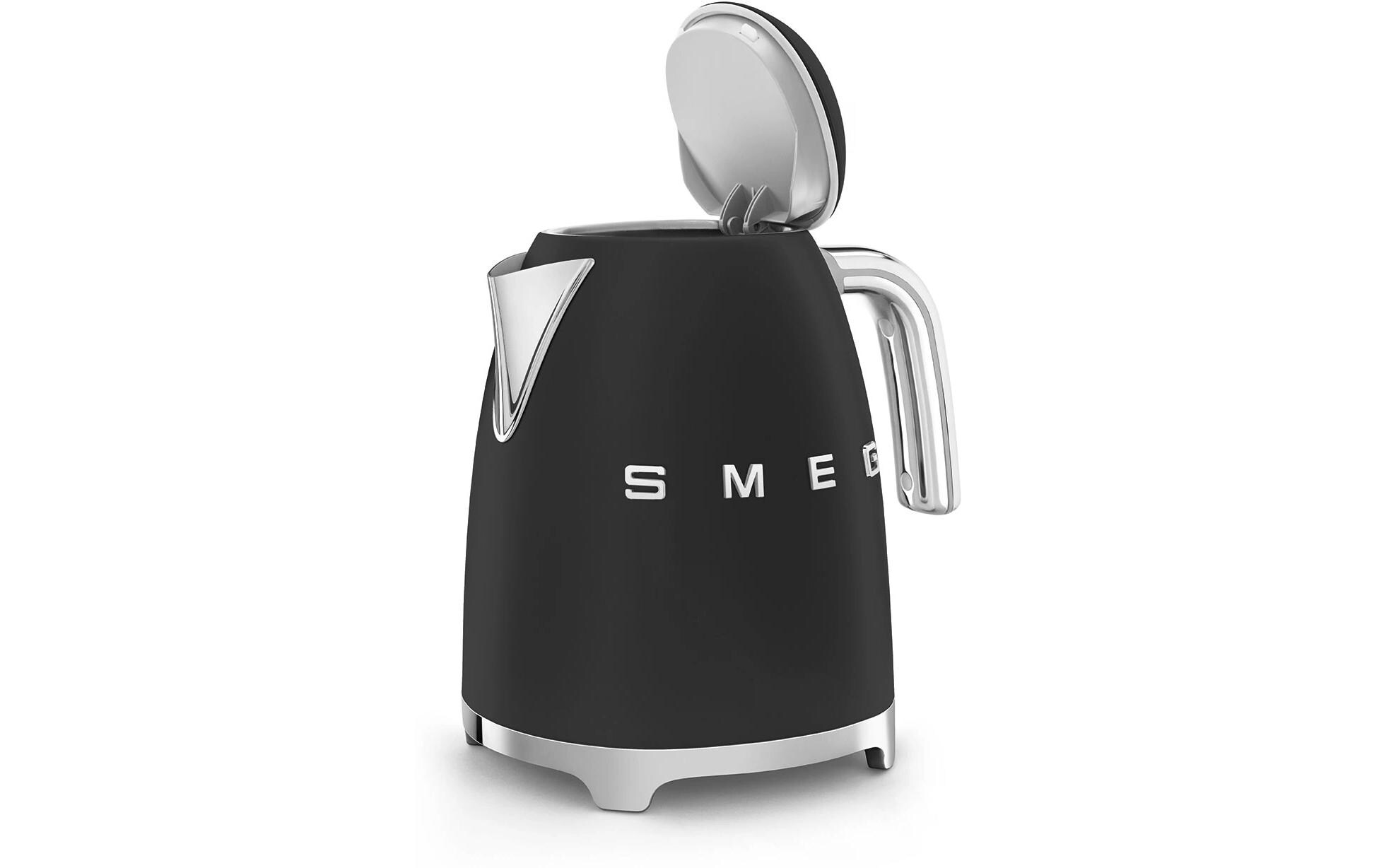 SMEG Wasserkocher 50's Style KLF03BLMEU 1.7 l, Schwarz matt