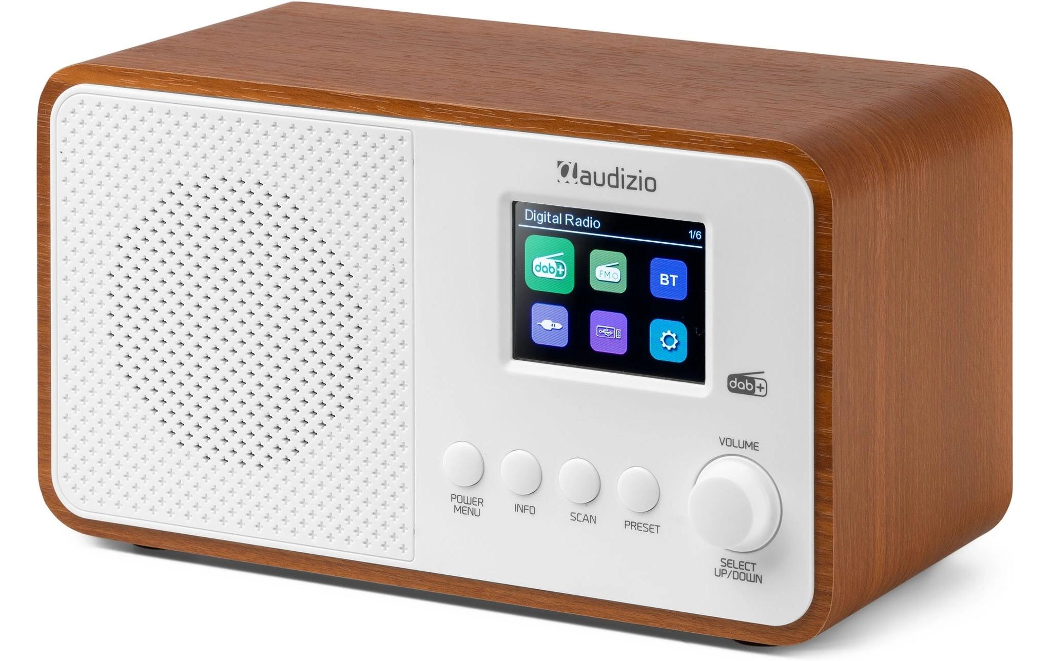 Audizio DAB+ Radio Avio Weiss