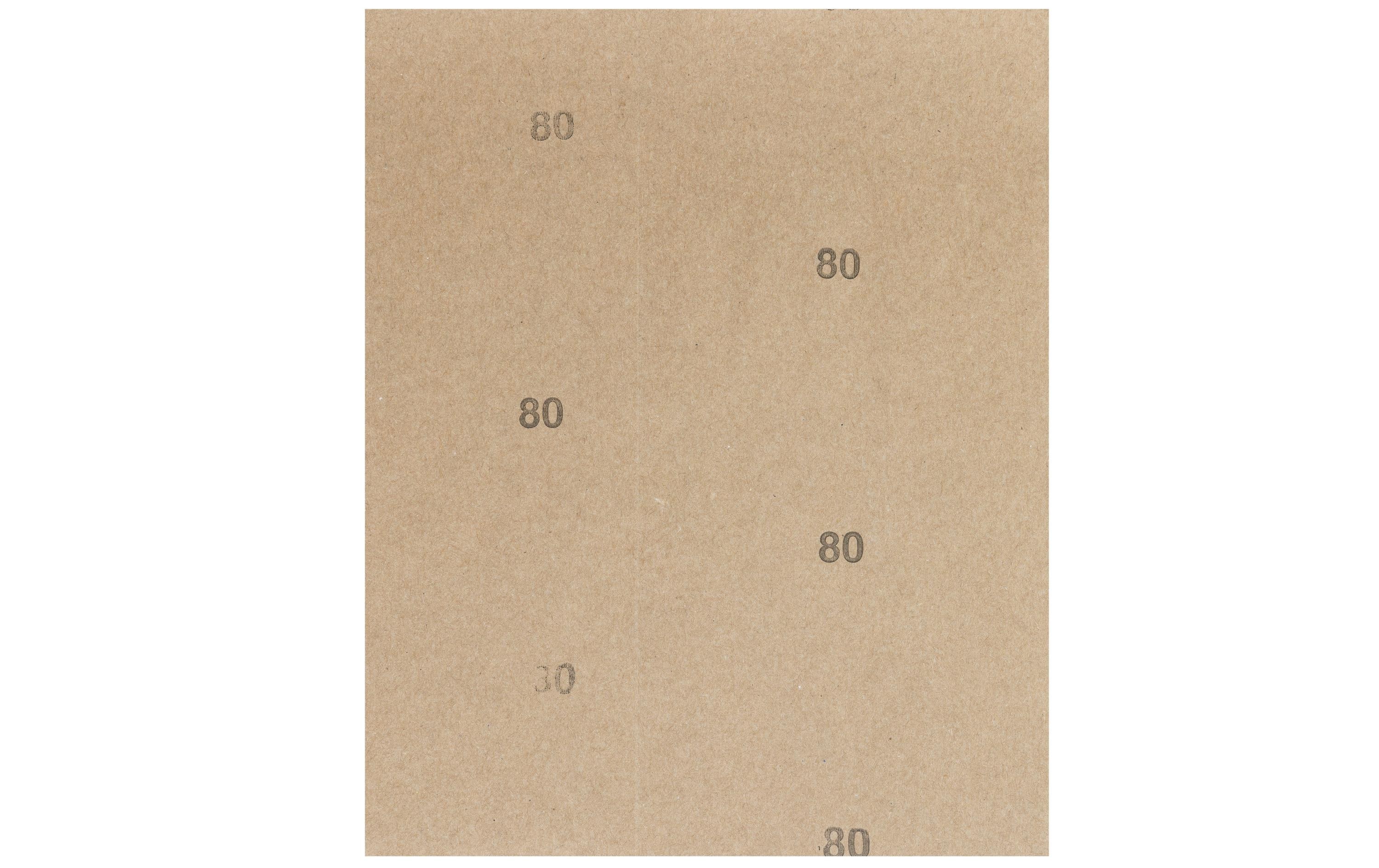 STRUCT Schleifpapier Flint P80, 5 Stück