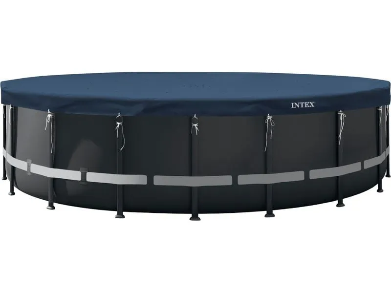 Intex Pool-Abdeckplane Allwetter-Deluxe 6.1 m x 20 cm, Dunkelblau Intex Pool-Abdeckplane Allwetter-Deluxe 6.1 m x 20 cm, Dunkelblau