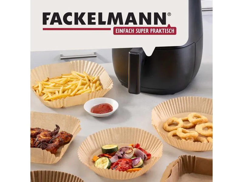 Fackelmann Backpapier Airfryer, Ø 20 cm, 40 Stück Fackelmann Backpapier Airfryer, Ø 20 cm, 40 Stück