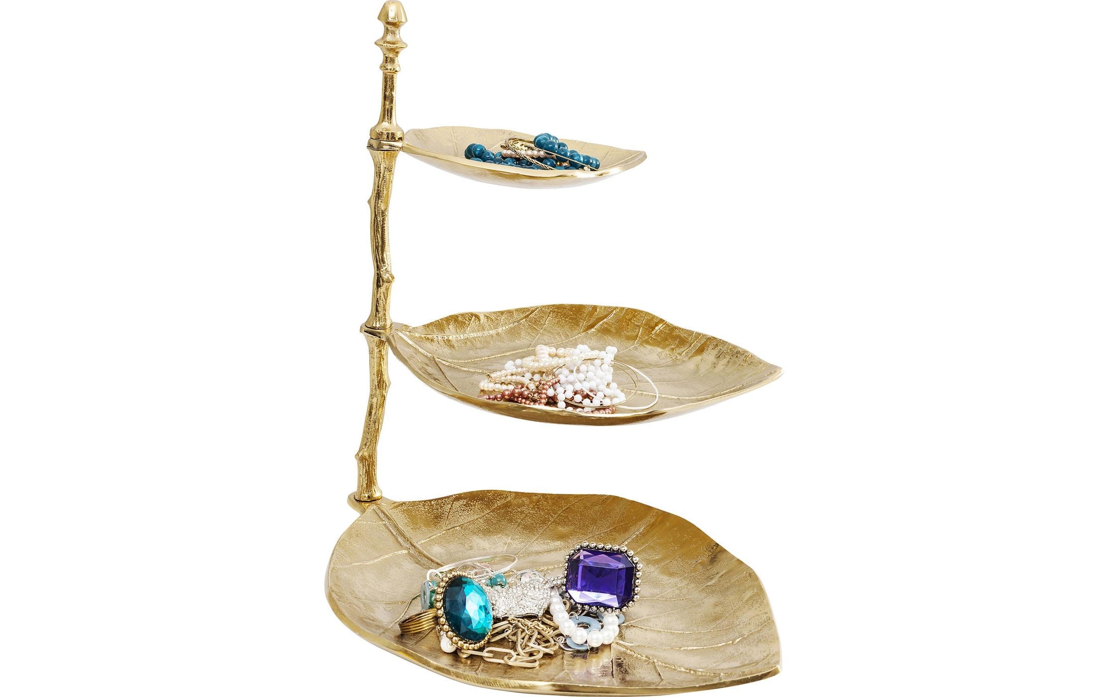 Kare Etagere Leaf Gold