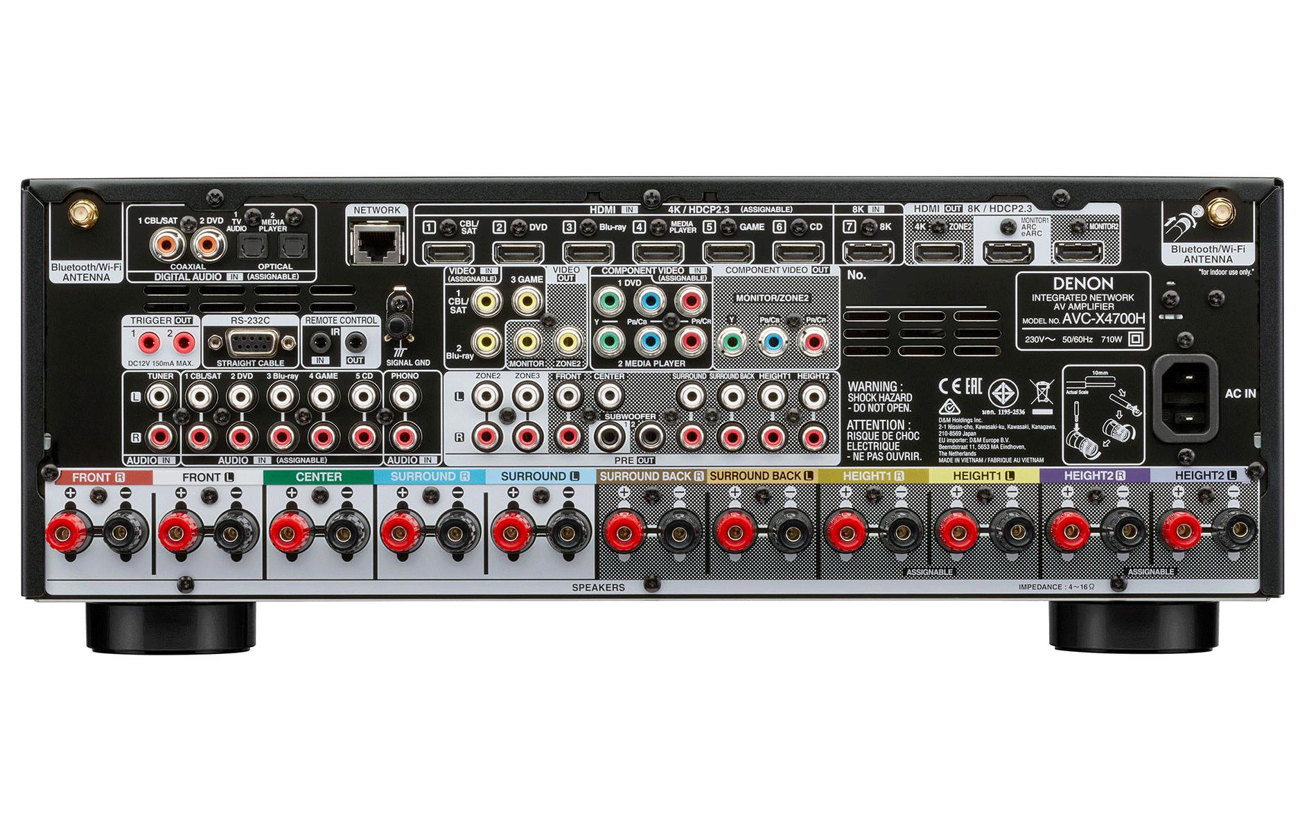 Denon AV-Receiver AVC-X4700H Schwarz